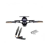 motorcyclelicenceplatebracket Universal Motorcycle License Plate Bracket with Light for Fender Holder(Bundle)