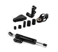 Motorcycles Accessories Adjustable Steering Stabilizer Damper Mounting Bracket For RS 660 For RS660 For 2020-2022 Motorbike Stabilizer(Black)
