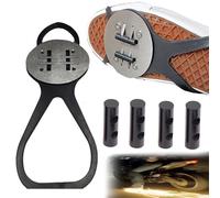 Motorcycles, bicycle flint pads, skateboard accessories, bicycle friction spark tool pads, foot brake sparks, foot pressure sliders, riding shoe covers (1*Shoe Cover + 4*Flint Pad)
