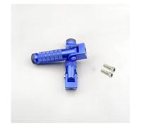 Motorcycles Bicycles Electric Vehicles Mopeds Karts Scooters 8mm Universal Pedals Folded Footrest Footpeg Compatible Motorbike Foot Pegs(Blue)