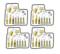 Motorcycles Carburettors Motorcycle Carb Carburetor Repair Kit For VFR750F RC36 1990-1993 VFR750 VFR 750 R RC 36 Floating Needle Valve Gasket Seal Parts Carburettor Rebuild Kit(Color 1)