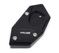 Motorcycles For CB150R CB 150R Motorcycle CNC Kickstand Foot Side Stand Extension Pad Support Plate Enlarge stand enlarger motorcycle kickstand pad(Black)