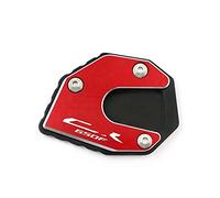 Motorcycles For CB650F CBR650F CB500F CB500X Motorcycle Kickstand Enlarger Support Plate Foot Side Stand Extension motorcycle kickstand pad(Cbr650f Red)