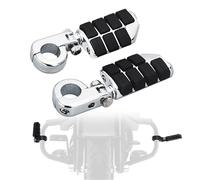 Motorcycles Highway Footrest Mount Clamp Engine Guards Crash Bar Foot Pegs For BSA