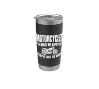 Motorcycles Make Me Happy People Not So Much Stainless Steel Insulated Tumbler