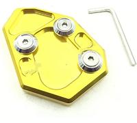 Motorcycles Motorcycle CNC Enlarge Support Pad Kickstand Foot Side Stand Extension Plate for BMW S1000RR S1000 RR 2010-2014 motorcycle kickstand pad(Gold)