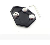 Motorcycles Motorcycle CNC Enlarge Support Pad Kickstand Foot Side Stand Extension Plate for BMW S1000RR S1000 RR 2010-2014 motorcycle kickstand pad(Black)