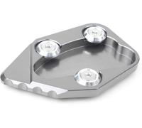 Motorcycles Motorcycle Kickstand Extension Support Plate Foot Side Stand Frame Tripod Bracket For CBR1000RR 2008-2016 motorcycle kickstand pad(Silver)