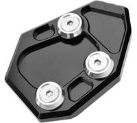 Motorcycles Motorcycle Kickstand Foot Side Stand Enlarger Support Plate Extension Pad for BMW S1000RR 2010-2014 motorcycle kickstand pad(Black)