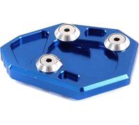 Motorcycles Motorcycle Kickstand Foot Side Stand Pad Frame Tripod Support Plate Bracket For BMW S1000RR 2010-2014 motorcycle kickstand pad(Blue)