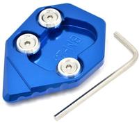 Motorcycles Motorcycle Kickstand Foot Side Stand Pad Frame Tripod Support Plate Bracket For BMW S1000RR 2015 2016 motorcycle kickstand pad(Blue)