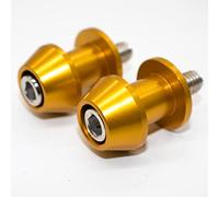Motorcycles Swing Arm Sliders, 8mm Motorcycle CNC Aluminium Alloy Swing Arm Spool Sliders Swing Arm Stand Screw Stand Swingarm Bobbins For Honda CBR 600 954 RR Suzuki GSXR Carmoeignin (yellow)