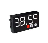Motorcycles Voltmeter Electronic Clock Waterproof Thermometer LED Digital Display Electronic Meter Thermometer for Motorcycles