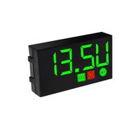 Motorcycles Voltmeter Electronic Clock Waterproof Thermometer LED Digital Display Electronic Meter Thermometer for Motorcycles