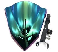 Motorcycles Windshield WindScreen Wind Deflector Protector For MT07 MT-07 MT 07 2014-2020 FZ-07 2018 2019 Wind Shield Screen Wind Deflectors Windshield Windscreen(Iruidium,2014-2017)