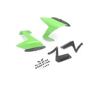 Motorcycles Winglet For Kawasaki For ZX-6R 636 2024-2025 Aerodynamic Headliner Tail Fin GP Spoiler Fairing Kit Motorcycle Side Fixed Wing(Green)