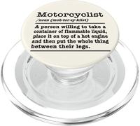 Motorcyclist | Funny Biker Dictionary Humor PopSockets PopGrip for MagSafe