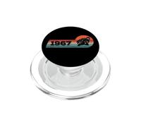 Motorcyclists Motorbiker born 1967 Birthday Motorcycle PopSockets PopGrip for MagSafe