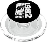 Motorcyclists Motorbiker born 1982 Birthday Motorcycle PopSockets PopGrip for MagSafe