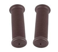 Motorcyle Hand Grips, 2Pcs 1inch 25mm Universal Motorcycle Vintage TPU Handle Handlebar Grip (Dark Brown)