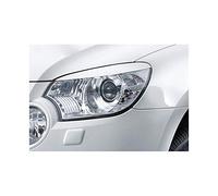 Motordrome Head Light Spoilers compatible with Skoda Yeti 2009-2017 (ABS)