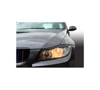 Motordrome Headlight Eyebrows compatible with BMW 3-Series E90/E91 Sedan/Touring 2005-2012 (ABS)