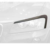 Motordrome Headlight Eyebrows compatible with BMW X3 F25 2010-2017 (ABS)