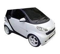 Motordrome Headlight Eyebrows compatible with MCC Smart ForTwo (451) 2007-2014 (ABS)