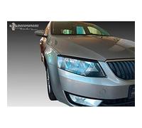 Motordrome Headlight Eyebrows compatible with Skoda Octavia III Sedan/Kombi 2013-2017 (ABS)