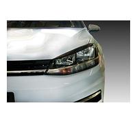 Motordrome Headlight Eyebrows compatible with Volkswagen Golf VII Facelift 2017- (ABS)