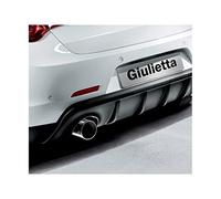 Motordrome Rear bumper skirt (Diffuser) compatible with Alfa Romeo Giulietta 2010- (Single exhaust left) (ABS)