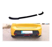 Motordrome Rear bumper skirt (Diffuser) V.2 compatible with Peugeot 208 II 2019- (ABS Gloss black)