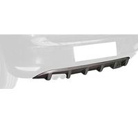 Motordrome Rear bumper skirt (Diffusor) compatible with Volkswagen Golf VI 3/5-doors 2008-2012 (ABS)