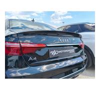 Motordrome Rear Lip Spoiler compatible with Audi A4 B9 Sedan 2015-2024 (PU)