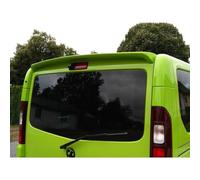Motordrome Roof spoiler compatible with Nissan Primastar/NV300 & Opel Vivaro & Renault Trafic & Fiat Talento (Models with rear hatch) (PU)