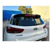 Motordrome Roof spoiler (Spoiler Cap) compatible with Hyundai i30 III & N-Line 2017- (ABS Gloss black)