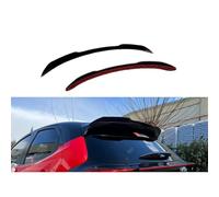 Motordrome Roof spoiler (Spoiler Cap) compatible with Toyota Yaris (P21) 2020- incl. GR Sport (ABS Gloss black)