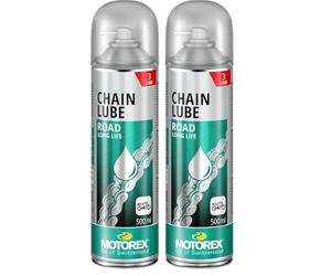 Motorex Chain Lube Road Strong Motorex Chain Lube Spray 500 ml (Pack of 2)