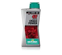 Motorex Cross Power 4T Fully Synthetic Pro Performance JASO MA2-1Ltr 10W/60 Engine Oil