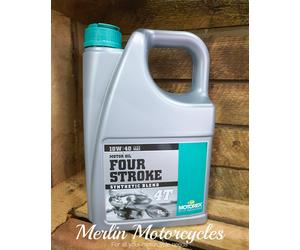 MOTOREX FOUR STROKE 4T MOTORCYCLE SEMI-SYNTHETIC BLEND JASO MA2 (4) 10W/40 4L