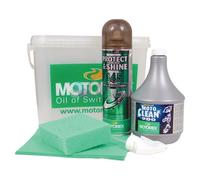 Motorex Motocare Moto Cleaning Kit In A Bucket For Motorbike Maintenance