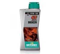 MOTOREX Boxer 4T 15W50 Synthetic High Performance Engine Tank 1 Liter Bottle