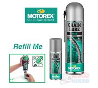 Motorex Refill Me Motorcycle Chain Lube Kit Touring 56ml + 500ml Refill