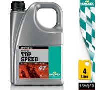 Motorex Top Speed 4T Synthetic 4 Stroke Oil 4 Litre 15/50 KTM 2 STROKE GEARBOX