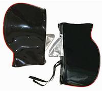 MOTORG Handlebar Hand Muffs Warmer Winter Motorcycle Scooter Bike Compatible with YAMAHA SUZUKI HONDA (Black)
