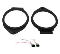 Motorguard Front & Rear rear door speaker adaptor kit 165mm 6.5" with Harness Adaptors for Vauxhall insignia Astra Adam Mokka Meriva Zafira-Tourer