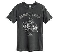 Amplified Unisex Adult Ace Of Spades Motorhead T-Shirt (S) (Charcoal)