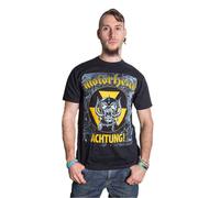 Motorhead Achtung Warpig T-Shirt in Black | Size: Medium Motorhead Black M