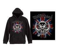 Motorhead Band Monkey Unisex Pullover Hoodie British Warpig Black