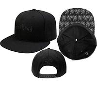 Motorhead Baseball Cap Band Logo Warpig Brim Official Black Snapback One Size